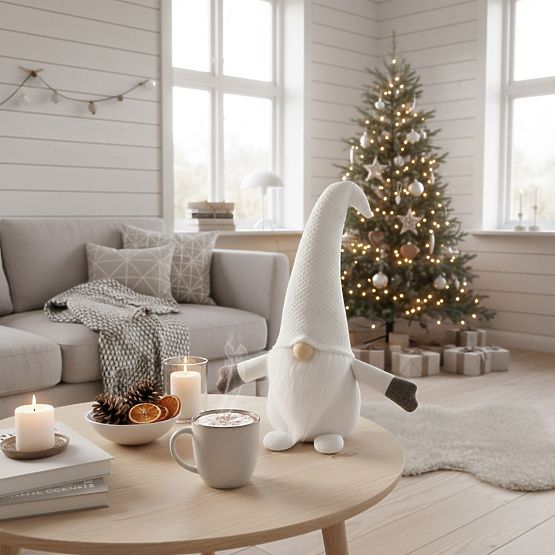 Božični škrat 35cm YX045 White