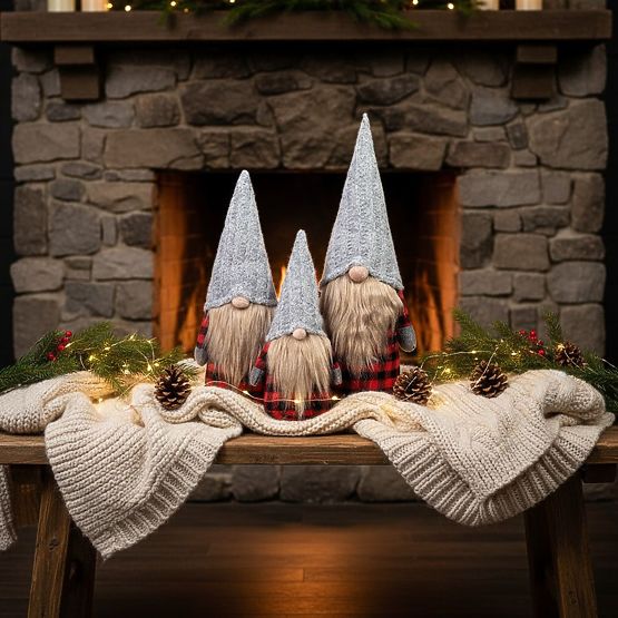 Božični škrat Set YX055 30+40+50cm