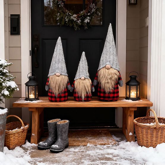 Božični škrat Set YX055 30+40+50cm