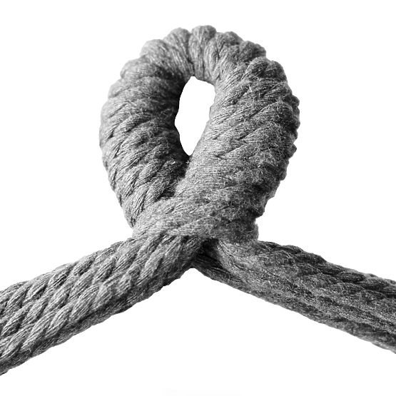 Brazilski viseči stol BAHIO siv