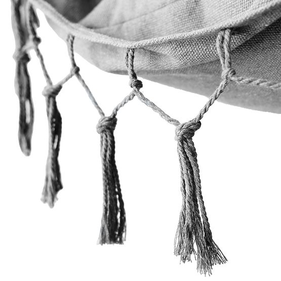 Brazilski viseči stol BAHIO siv