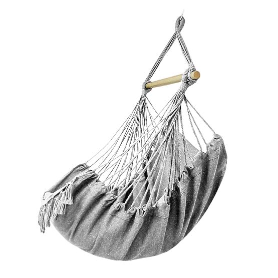 Brazilski viseči stol BAHIO siv