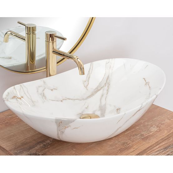 Brezčasni umivalnik Rea Royal Aiax Shiny