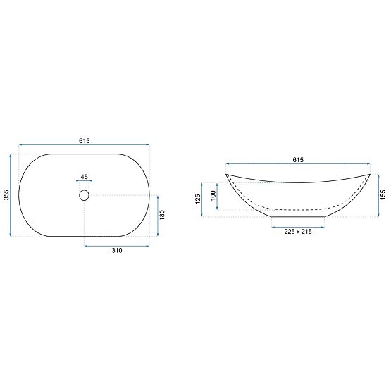 Brezčasni umivalnik Rea Royal Powder Pink Matt