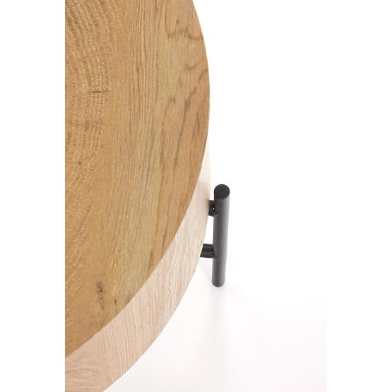 BROOKLYN-S konferenčna miza naravni hrast/črna (1p=1ks)