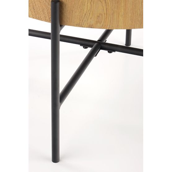 BROOKLYN-S konferenčna miza naravni hrast/črna (1p=1ks)