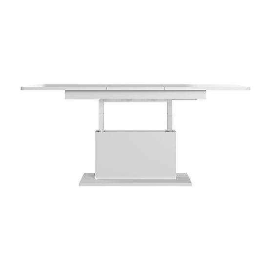 BUSETTI konferenčna miza plošča: bela mat, noge: bela mat (2p=1ks)