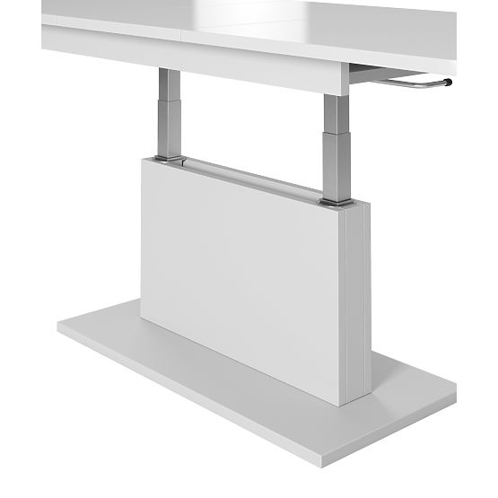 BUSETTI konferenčna miza plošča: bela mat, noge: bela mat (2p=1ks)