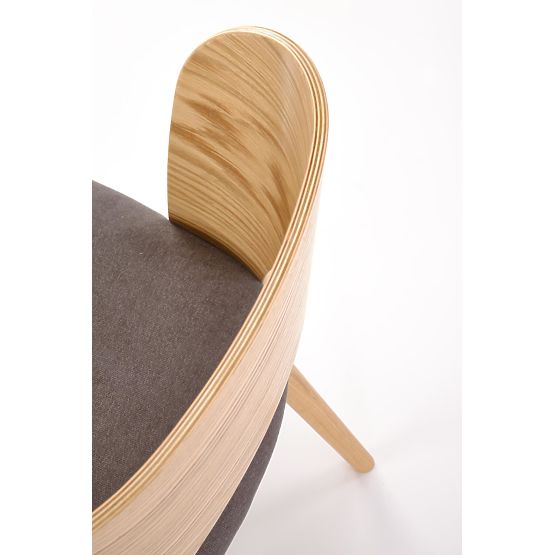 CADIZ stol Naturalni hrast / siva (1p=2 kosa)