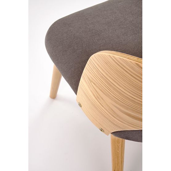 CADIZ stol Naturalni hrast / siva (1p=2 kosa)