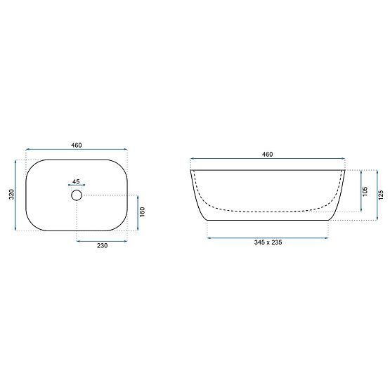 Časovno umivalnik Rea Belinda Aiax Shiny