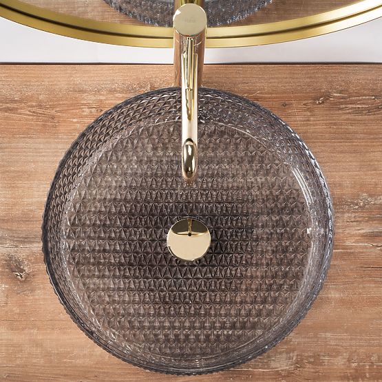 Časovno umivalnik Rea Cristal Grey 39