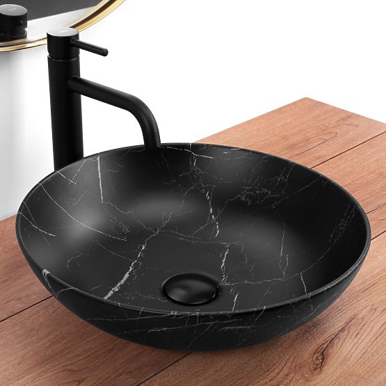 Časovno umivalnik Rea Fibo črna mat