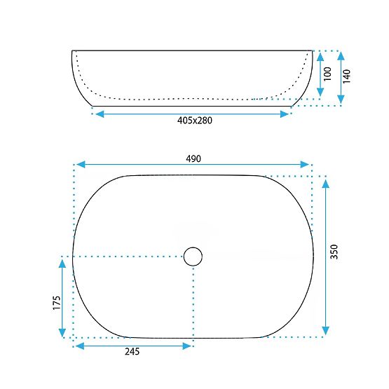 Časovno umivalnik Rea Lisa Beige Shiny