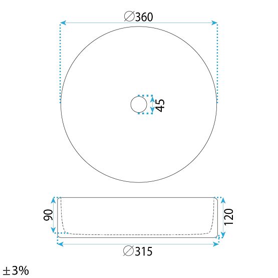 Časovno umivalnik Rea Stefania