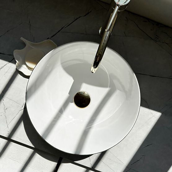 Časovno umivalnik REA STELLA WHITE GOLD BRUSH