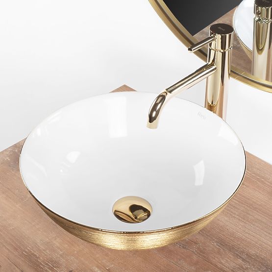 Časovno umivalnik REA STELLA WHITE GOLD BRUSH