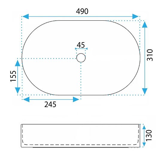 Časovno umivalnik Rea Vanda Cinnamon Matt