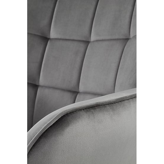 CASTEL sprostitveni stol črna / svetlo siva