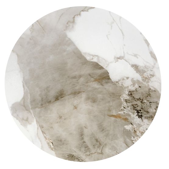 CECILIA_S konferenčna mizica bel marmor / siva / zlata (2p=1ks)