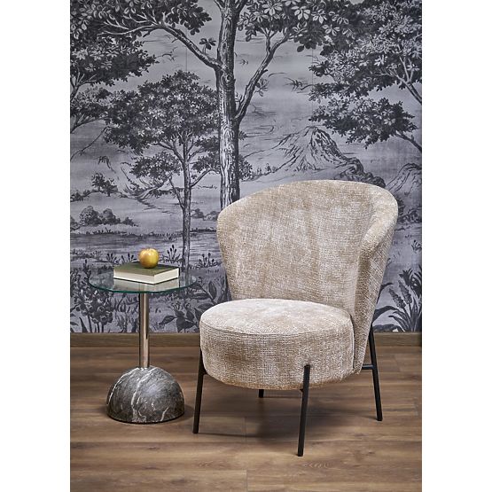 CEZAR počivalni stol, bež (1p=1ks)