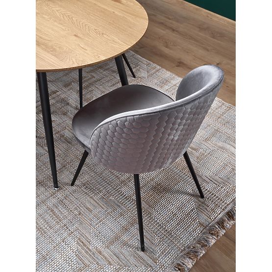 COLORADO raztegljiva miza, plošča - zlati hrast, okvir - črna (2p=1ks)