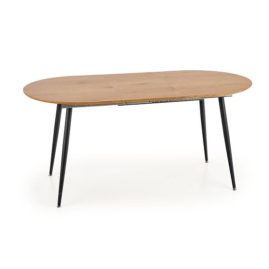 COLORADO raztegljiva miza, plošča - zlati hrast, okvir - črna (2p=1ks)