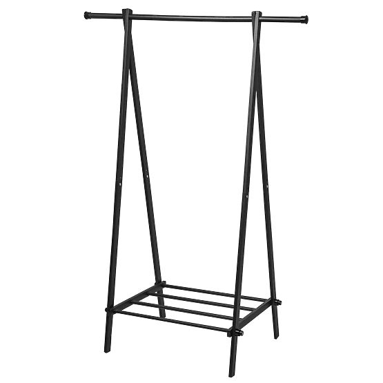Črn obešalnik za oblačila