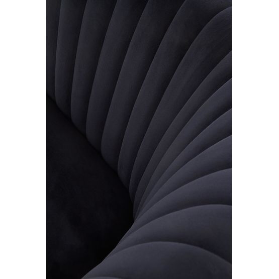 CROWN sprostitveni stol črna / zlata