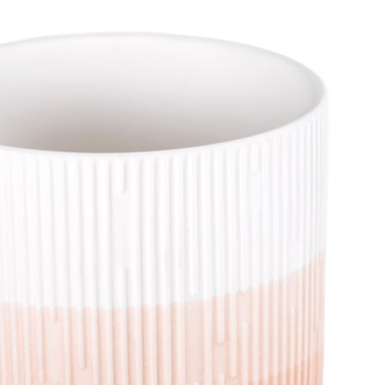 Cvetlični lonec FINO koralna barva moderni slog za notranjost ameliahome