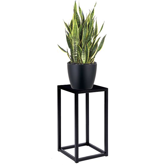 Cvetlični stojalo Piatto loft 40 cm črno