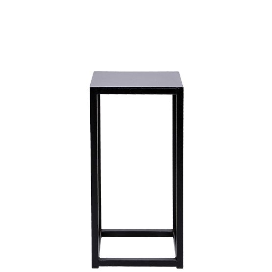 Cvetlični stojalo Piatto loft 40 cm črno