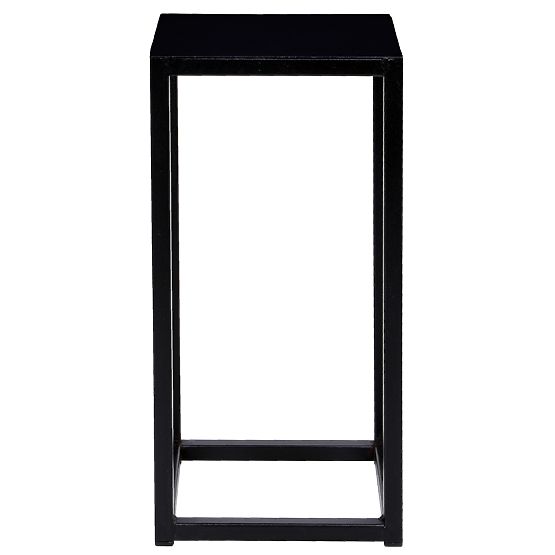 Cvetlični stojalo Piatto loft 40 cm črno