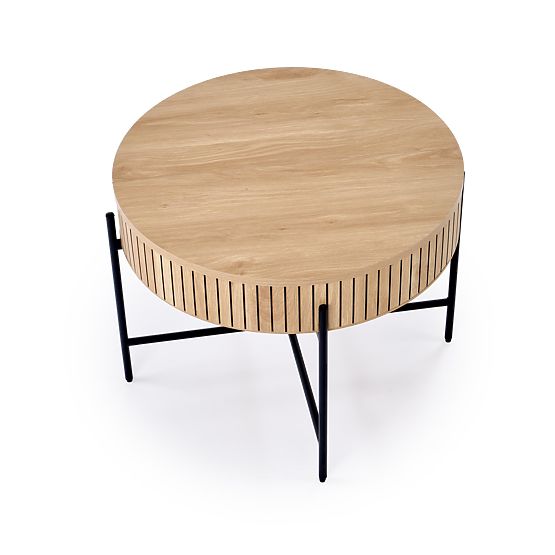 DANTE komplet 2 klopi, naravna / črna (1p=1komplet)