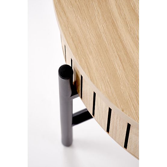 DANTE komplet 2 klopi, naravna / črna (1p=1komplet)