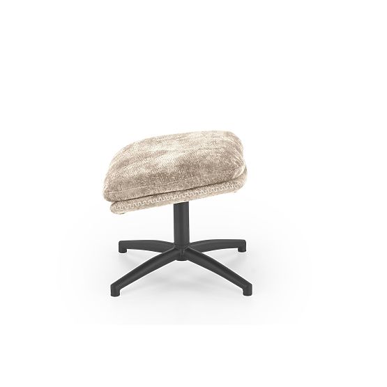 DARIO sprostitveni stol s podnožnikom in gugalno funkcijo, bež (1p=1ks)