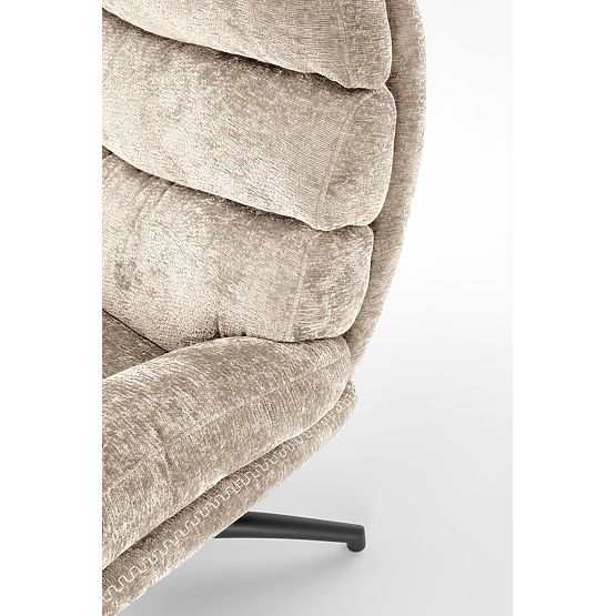 DARIO sprostitveni stol s podnožnikom in gugalno funkcijo, bež (1p=1ks)