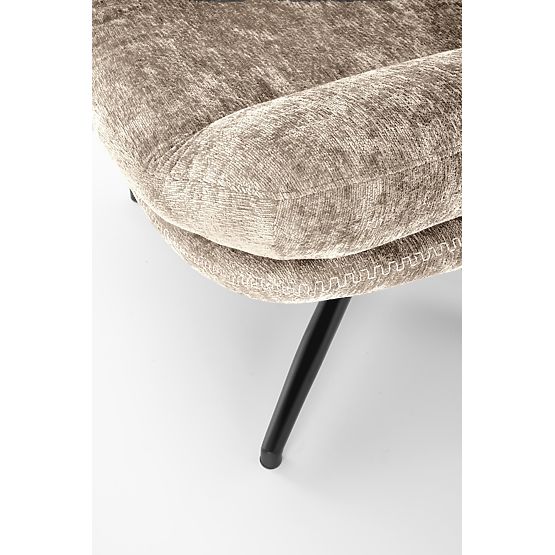 DARIO sprostitveni stol s podnožnikom in gugalno funkcijo, bež (1p=1ks)