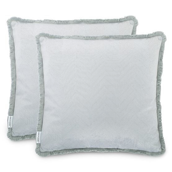 Dekorativna prevleka za blazino CLEAR siva z boho velvet tiskom 45x45 ameliahome