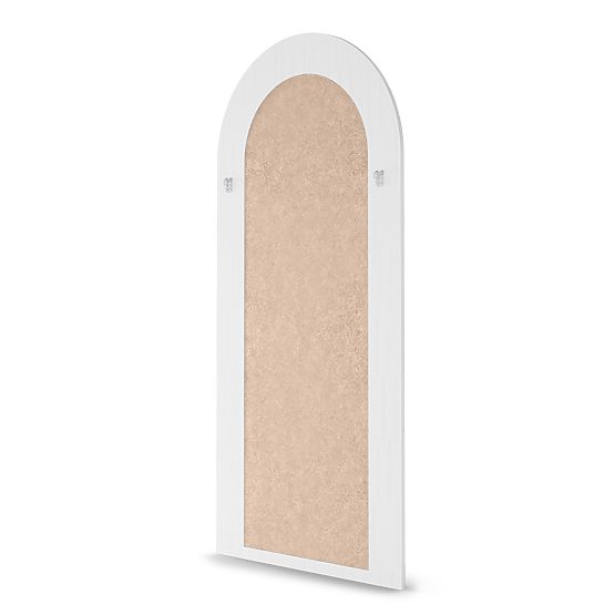 Dekorativno viseče ogledalo Giovanni 170x80 cm, belo, zaobljeno