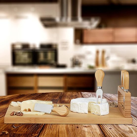 Deska za sir in prigrizke Salers s priborom