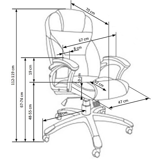 DESMOND pisarniški stol bež