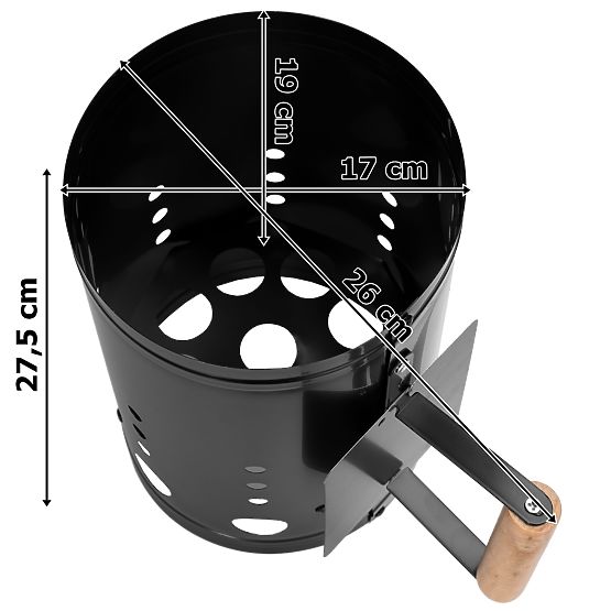 Dimnik za prižiganje žara KORTEN