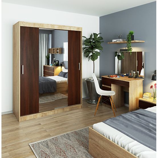 DRSNA OMARA 150cm CLP SONOMA / WENGE