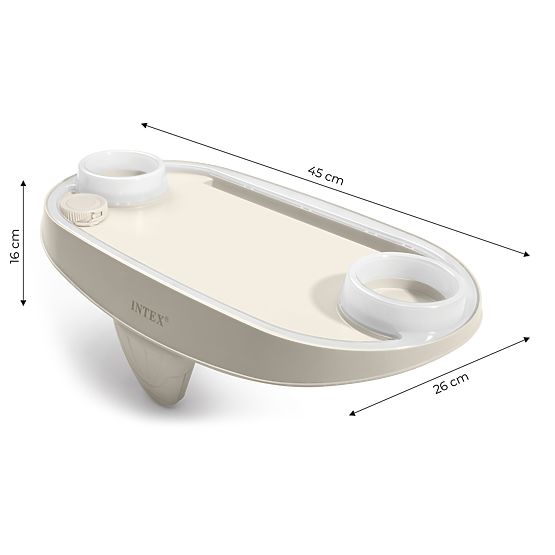 Držalo za pijače z LED osvetlitvijo in prostorom za tablico telefon SPA INTEX 28520