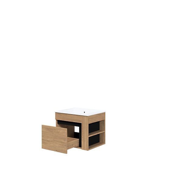 DUESA Omara pod umivalnik 60/1S zlati hrast