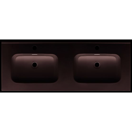 Dvojkomorno pohištveno umivalnik 120 cm