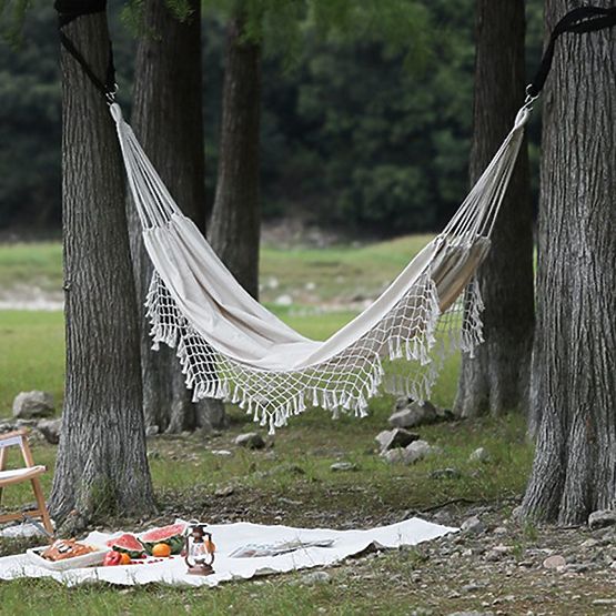 Dvojna pletena vrvna viseča mreža 400256