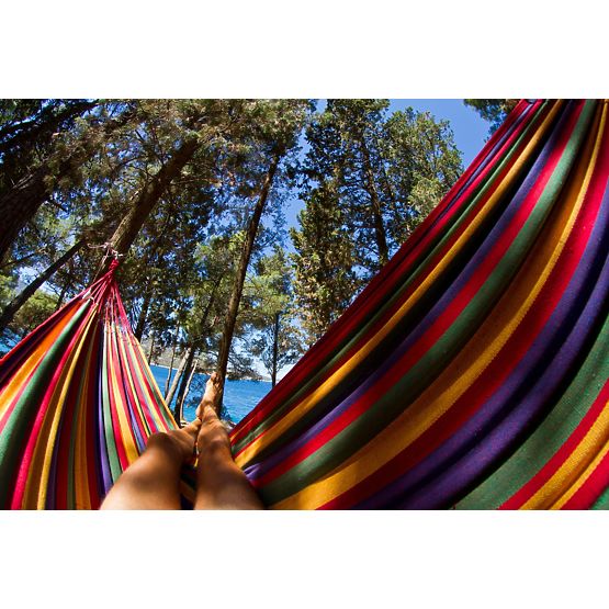 Dvojna viseča mreža 480143A RED