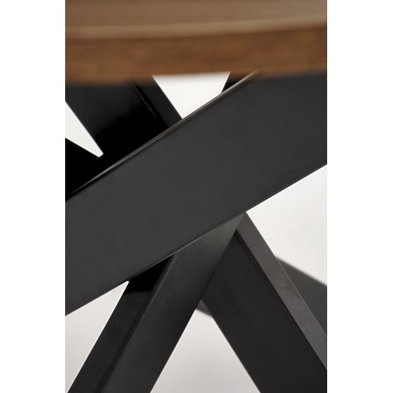 EDGAR miza, plošča - oreh, noge - črne (2p=1ks)